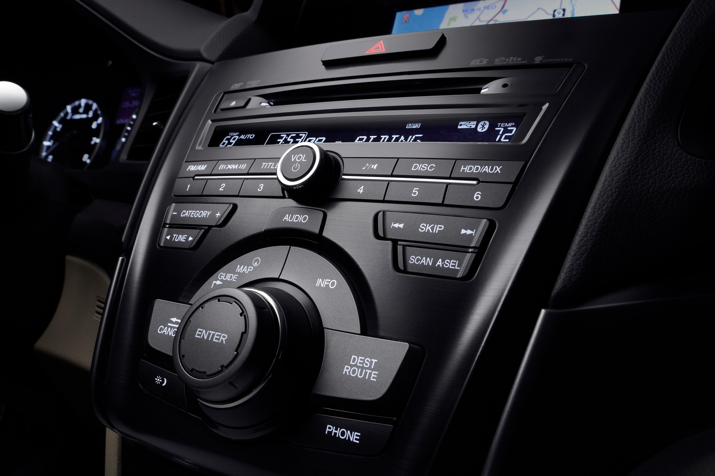 John Early High-End Digital Retouching - Sexy Moody Side View of Center Console of A Luxury Car