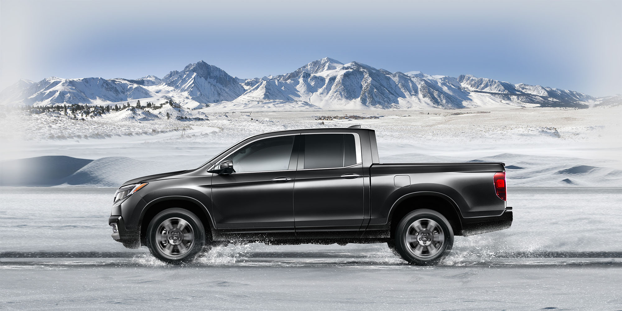 John Early High-End Digital Retouching - Honda Ridgeline Snow