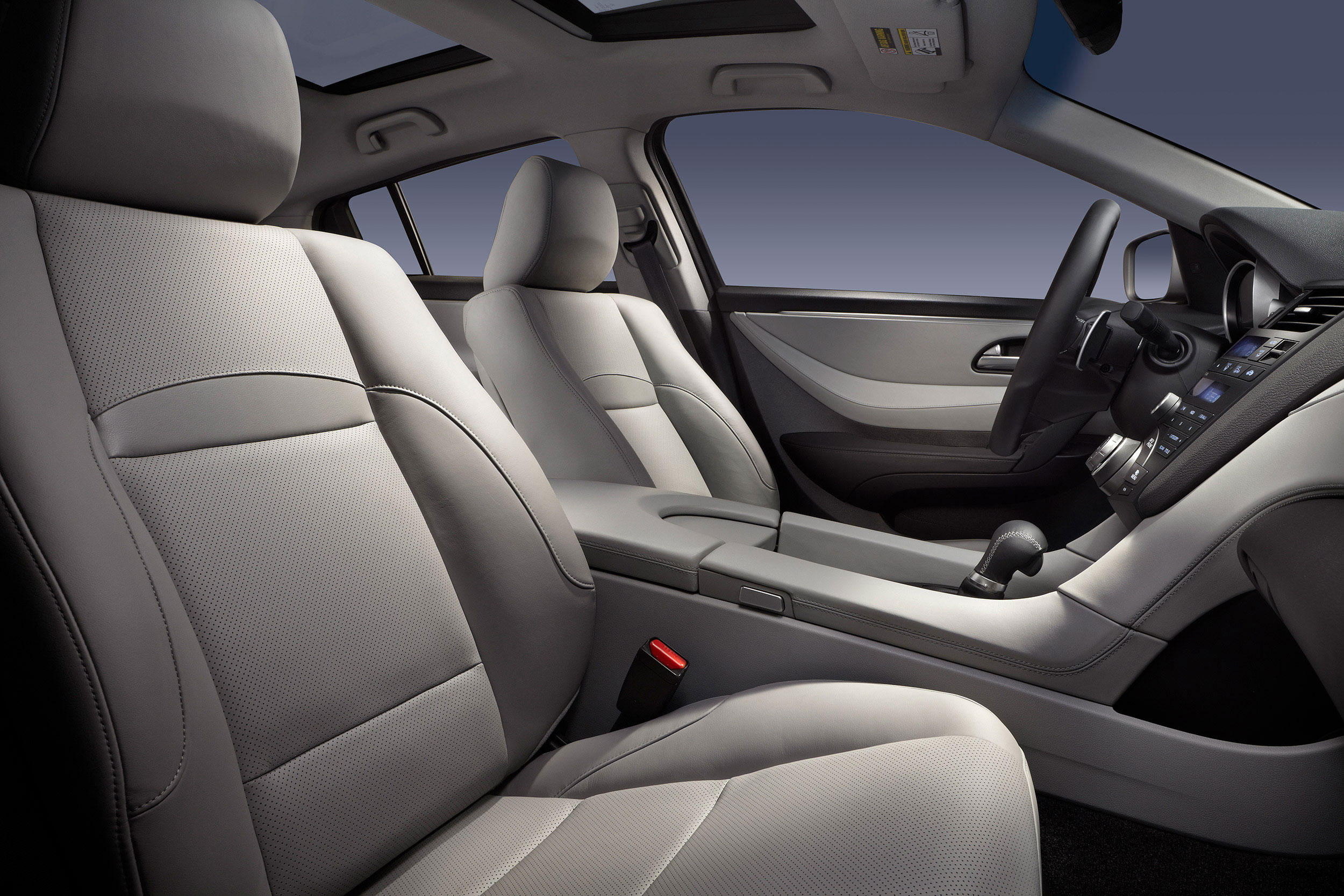 John Early High-End Digital Retouching - Acura ZDX Front Seats Interior Beauty Shot